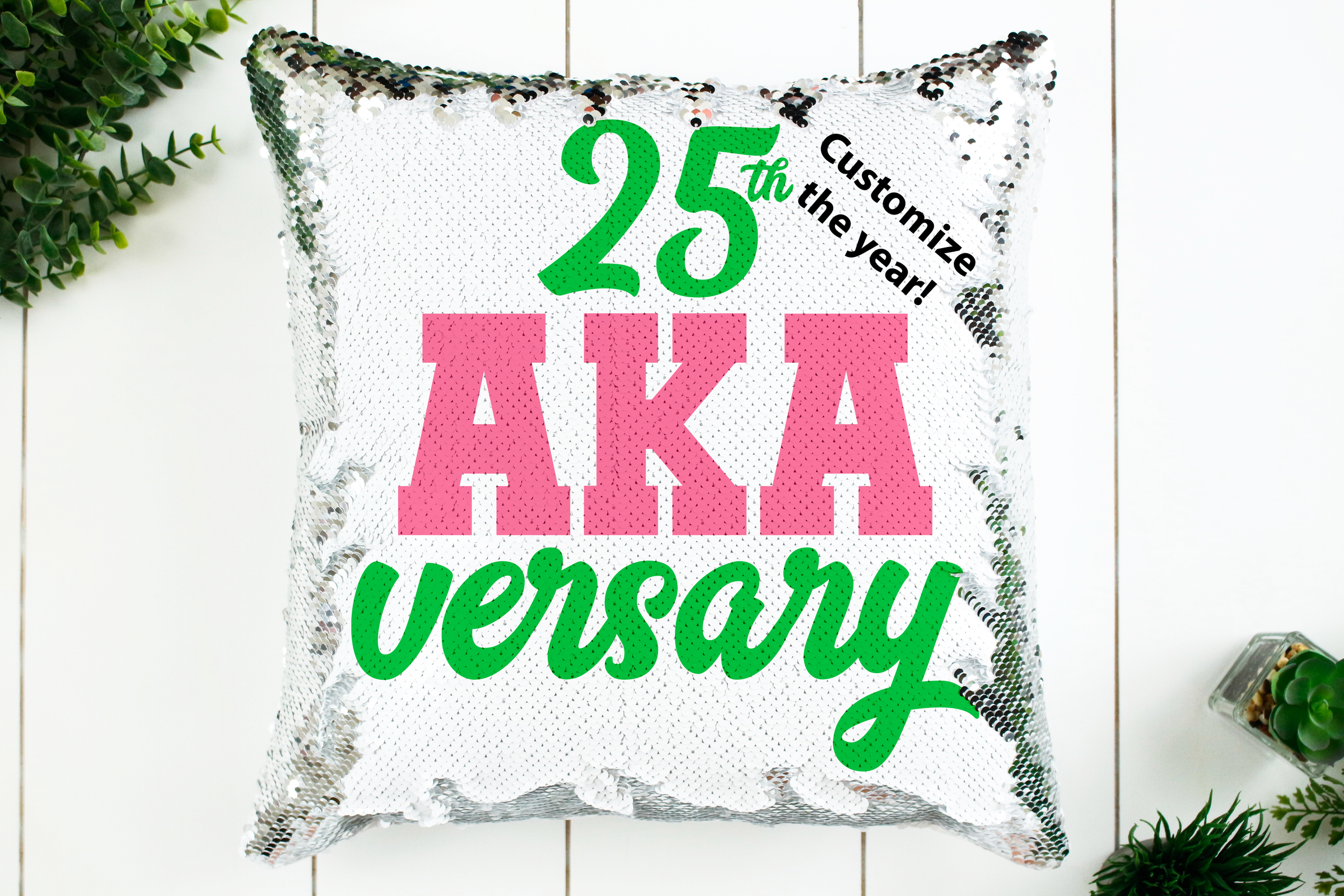 AKAversary Sequin Pillow