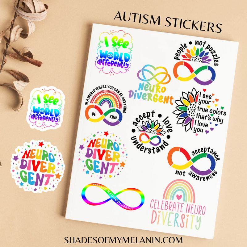 Autism Awareness Sticker Pack