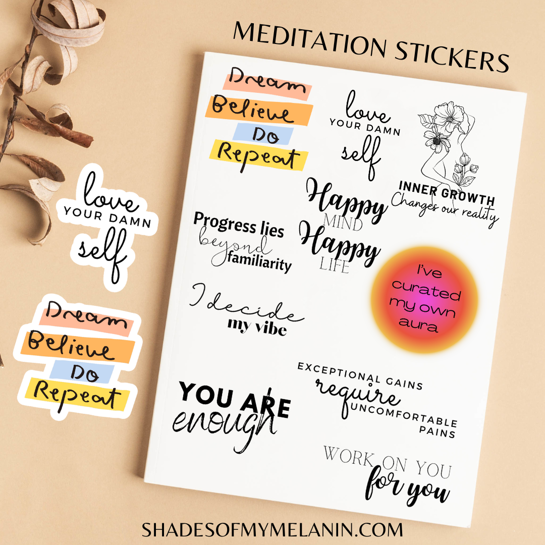 Meditation Sticker Pack