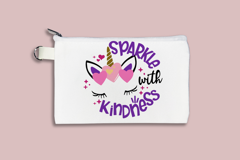 Sparkle With Kindness Cosmetic Bag