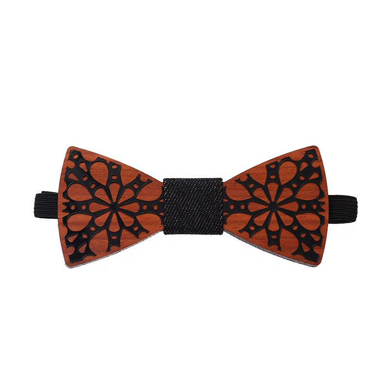 Majestic Wooden Bow Tie