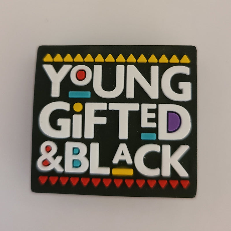 Young Gifted & Black Shoe Charm