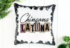 Chingona Latina Sequin Pillow