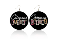 Chingona Latina Wooden Earrings
