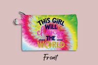 This Girl Will Change The World Personalized Cosmetic Bag