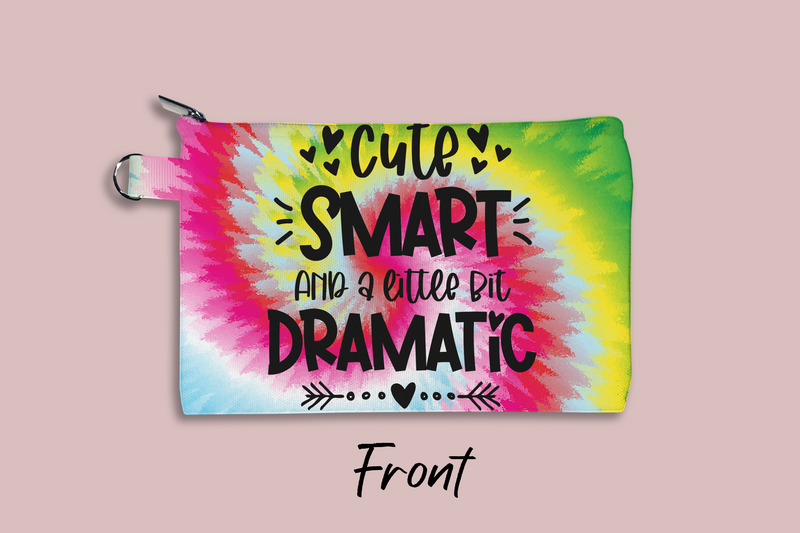 Smart & Dramatic Personalized Cosmetic Bag