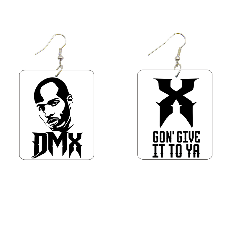 DMX Tribute Wooden Earrings