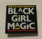 Black Girl Magic (Colorful Square) Shoe Charm