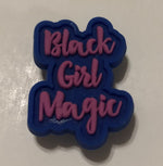 Black Girl Magic (Pink and Purple) Shoe Charm