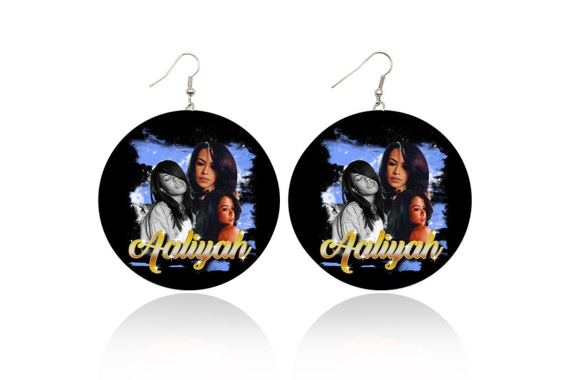 Aaliyah Wooden Earrings