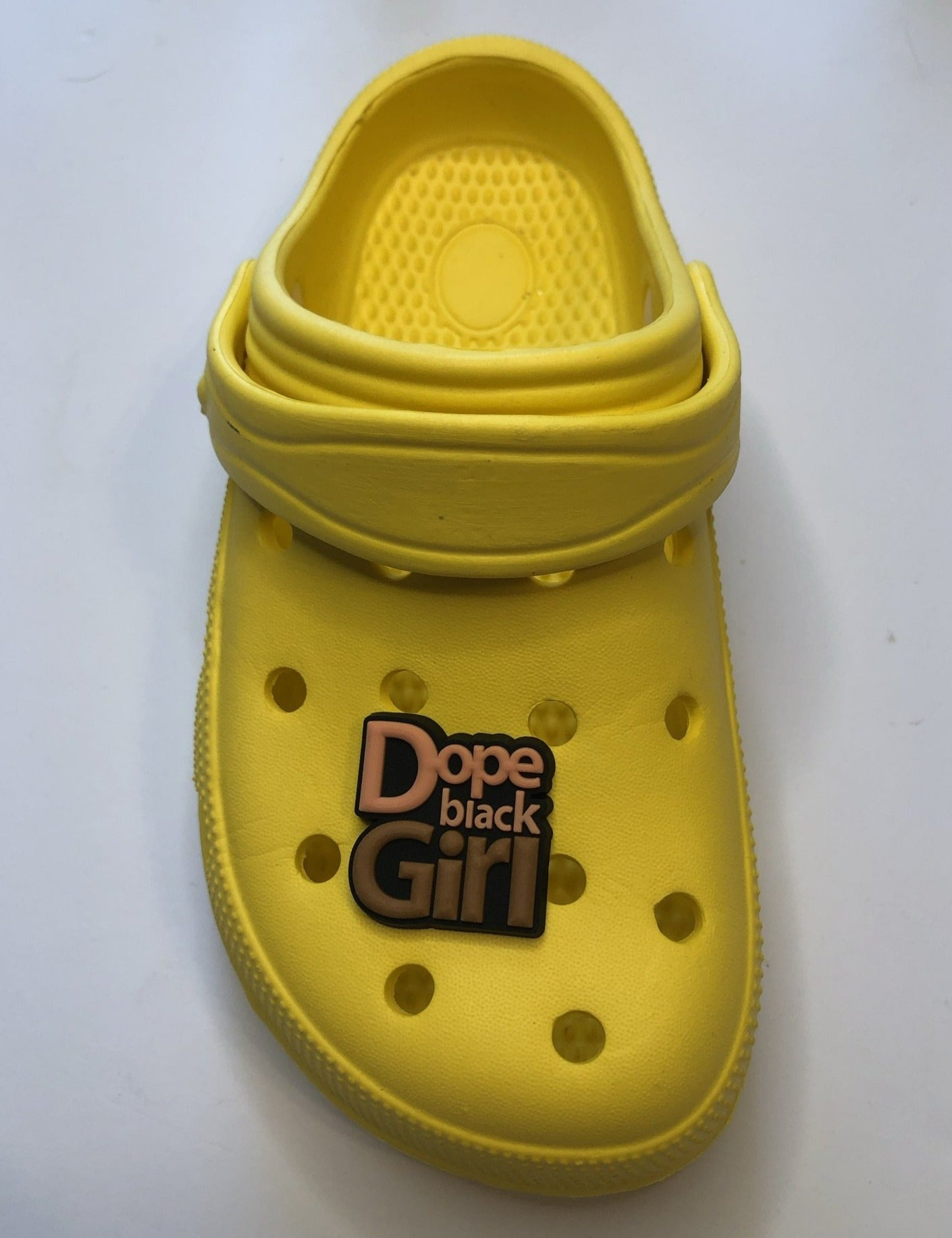 Dope Black Girl Shoe Charm