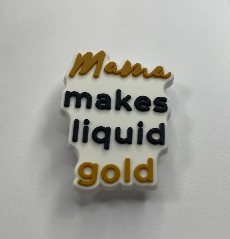Mama Makes Liquid Gold Shoe Charm