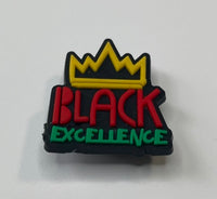 Black Excellence Shoe Charm