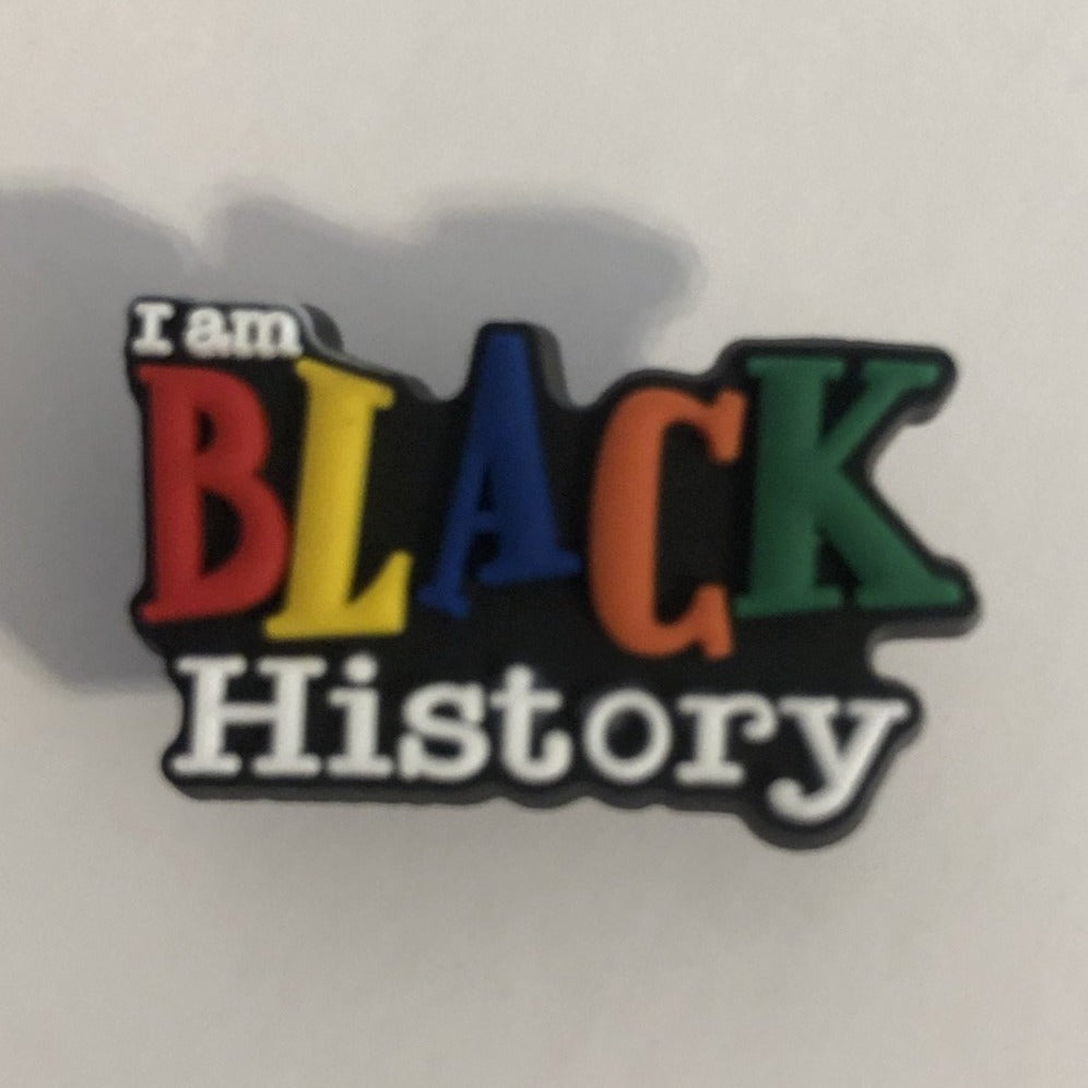 I Am Black History Shoe Charm