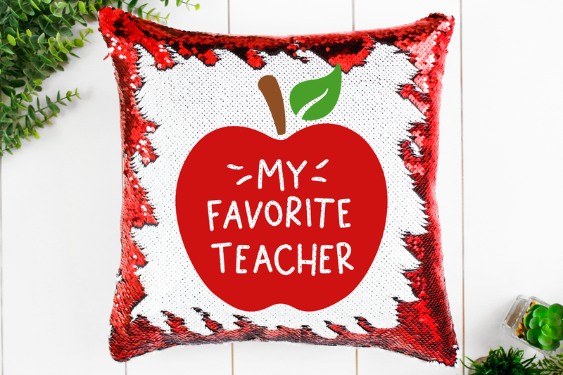 My Favorite Teacher Pillow