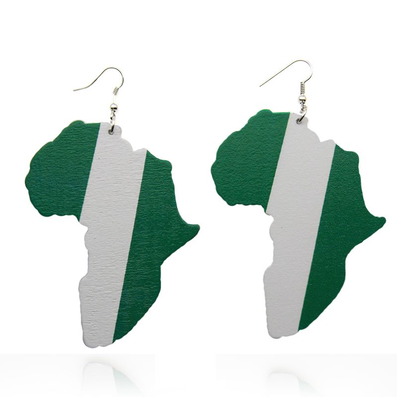 Nigeria Wooden Earrings