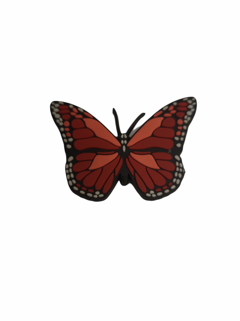 Red Butterfly Shoe Charm