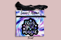 Black Girl Magic Cross Body Bag + FREE Bookmark
