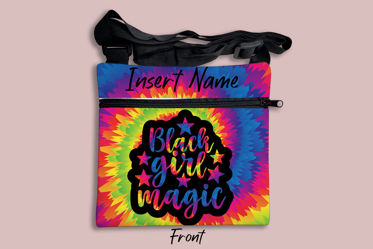 Black Girl Magic Cross Body Bag + FREE Bookmark