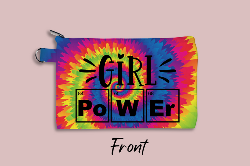 Girl Power Personalized Cosmetic Bag