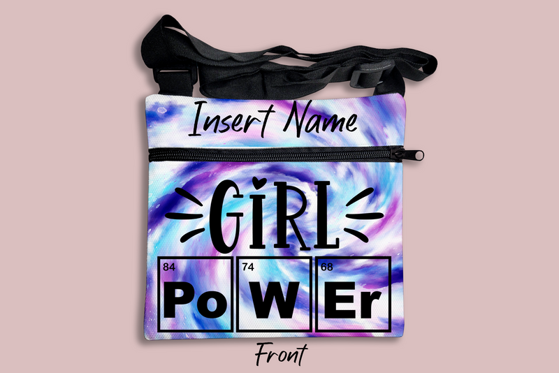 Girl Power Cross Body Bag + FREE Bookmark