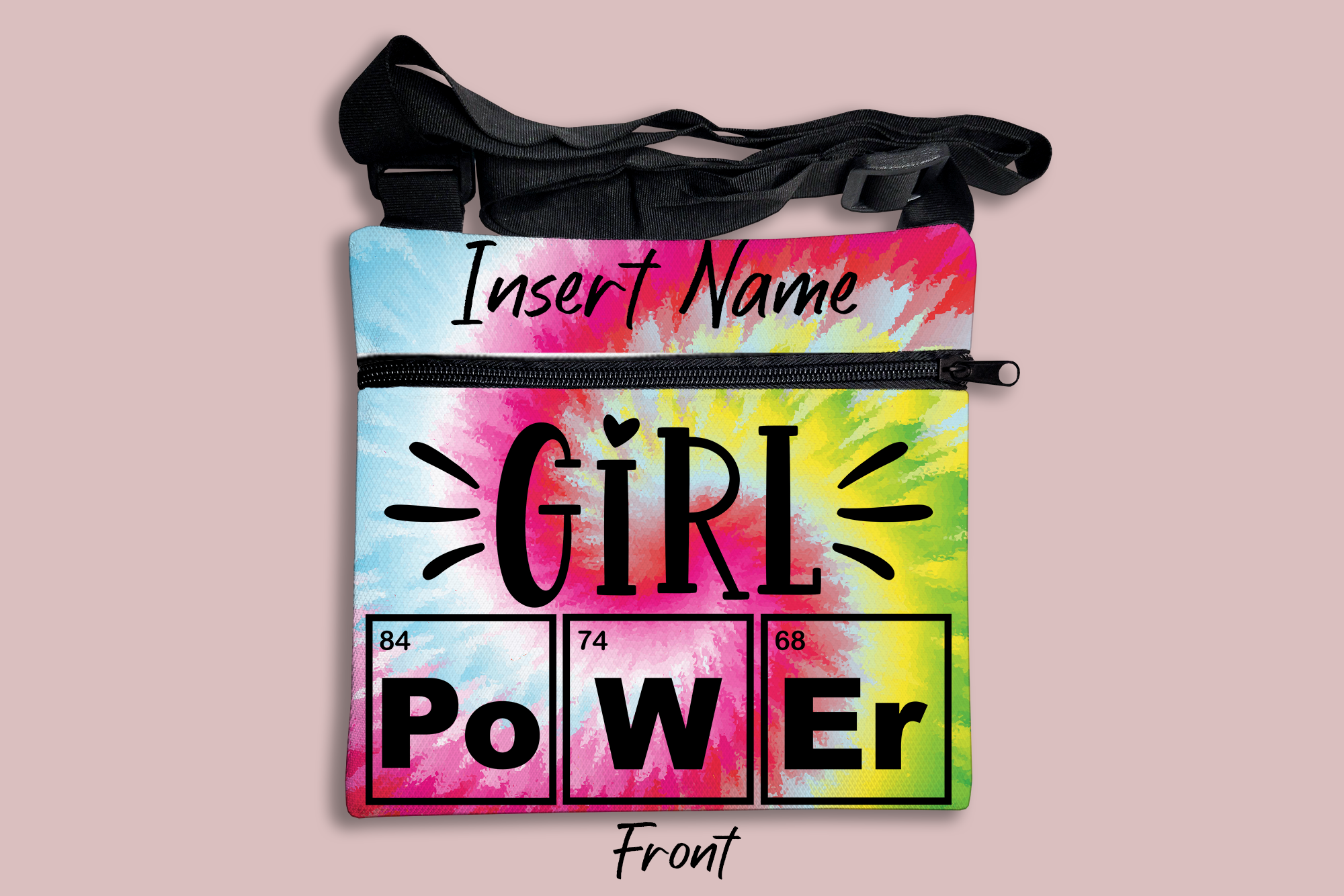 Girl Power Cross Body Bag + FREE Bookmark