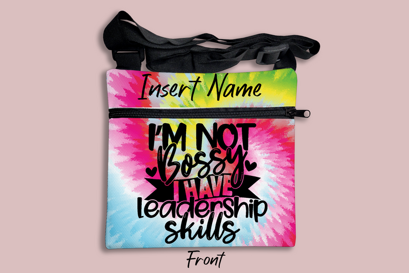 I'm Not Bossy, Leadership Skills Cross Body Bag + FREE Bookmark