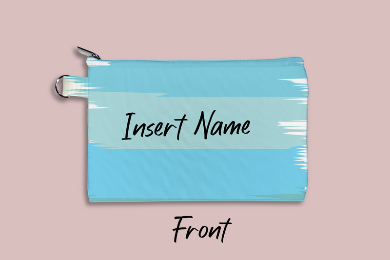 Brush Strokes Personalized Cosmetic Bag