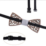 Elegant Wooden Bow Tie