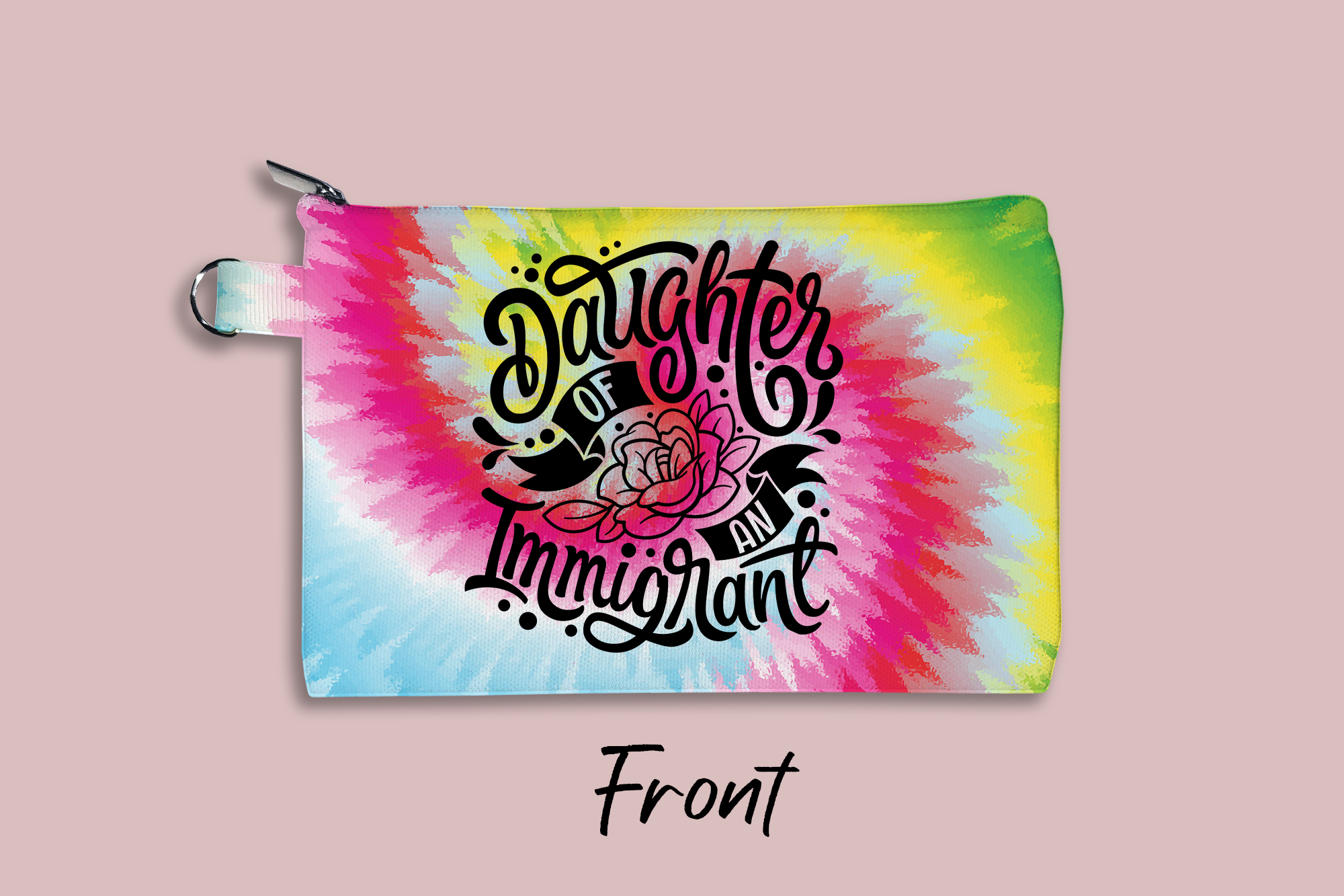Daughter of an Immigrant Personalized Cosmetic Bag