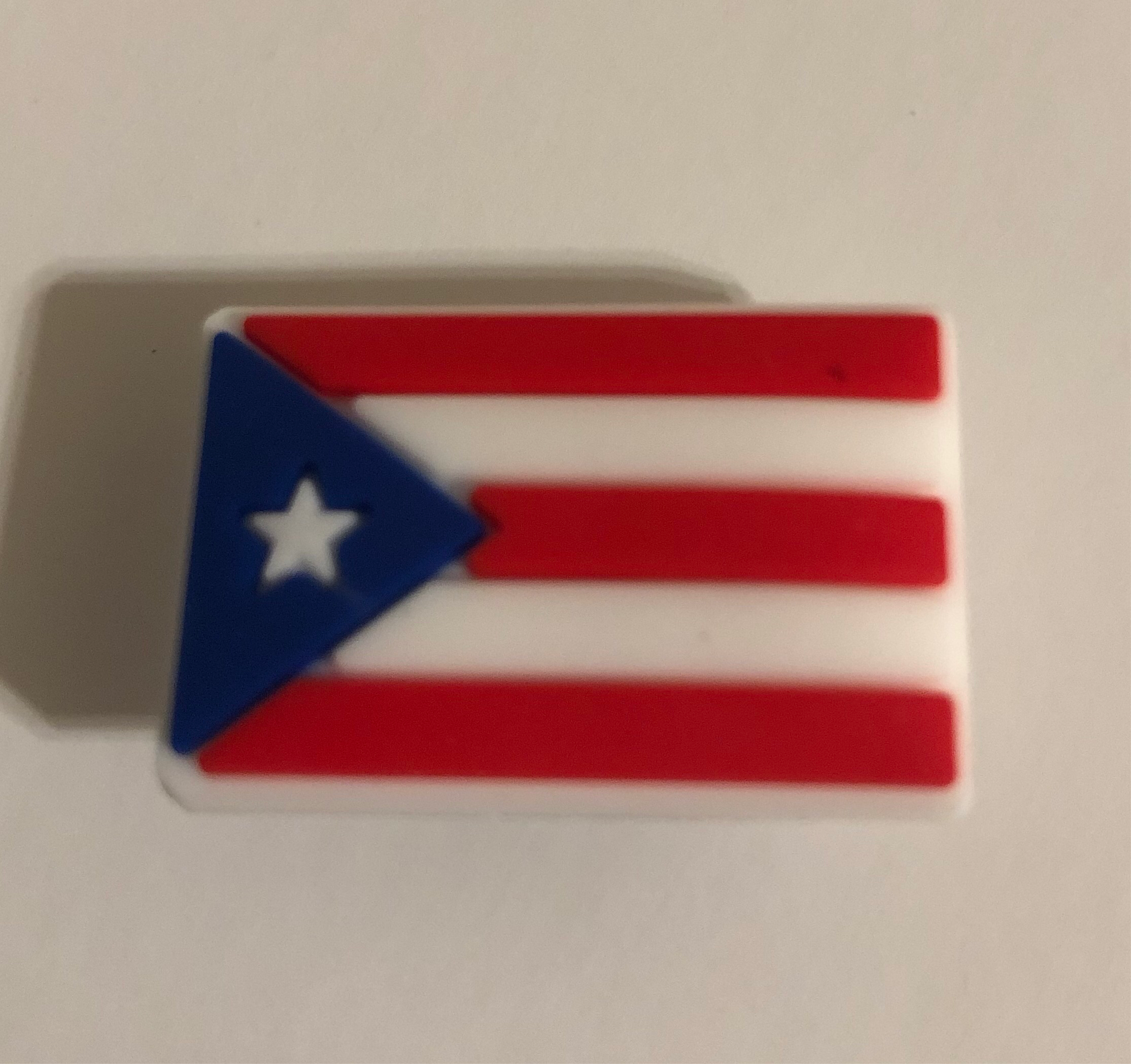 Puerto Rican Flag Shoe Charm
