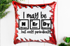 I May Be Nerdy, Periodically Sequin Pillow